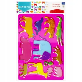 szablon-plastikowy-zwierzaki-18x26-starpak-164367