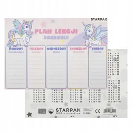 plan-lekcji-z-tabliczka-mnozenia-a5-unicorn-starpak-536139