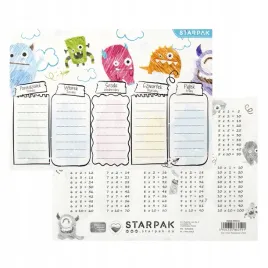 plan-lekcji-z-tabliczka-mnozenia-a5-monster-starpak-495016