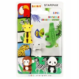 gumka-do-mazania-3d-puzzle-safari-5szt-starpak-505318