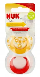 nuk-smoczek-uspokajajacy-silikonowy-18-36m-star-zolty-rozowy-op-2-szt-1073