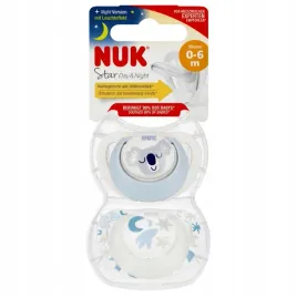 nuk-smoczek-uspokajajacy-silikonowy-0-6m-star-dayandnight-koala-op-2-szt-101