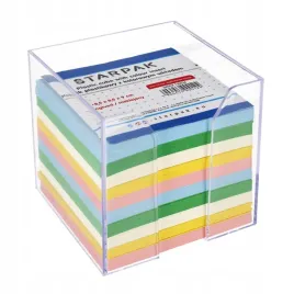 kubik-plastikowy-85x85x90-kolor-kartki-starpak-130534
