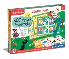 gra-edukacyjna-mowiace-pioro-500-pytan-zwierzeta-3-5lat-clementoni-50781-cl