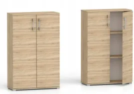 regal-komoda-biurowa-pola-2d-80cm-dab-sonoma-110cm-z-drzwiami