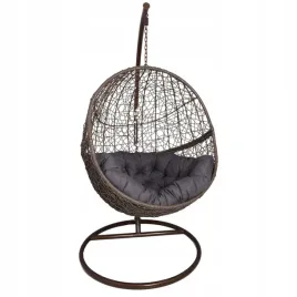 fotel-wiszacy-kokon-hustawka-kolor-brazowy-szara-poduszka