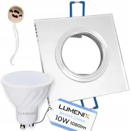 zestaw-oprawa-kwadrat-szklana-lustrzana-zarowka-gu10-led-10w-zimna