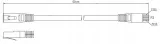 patchcord-kat5e-utp-05m-szary-stan-nowy