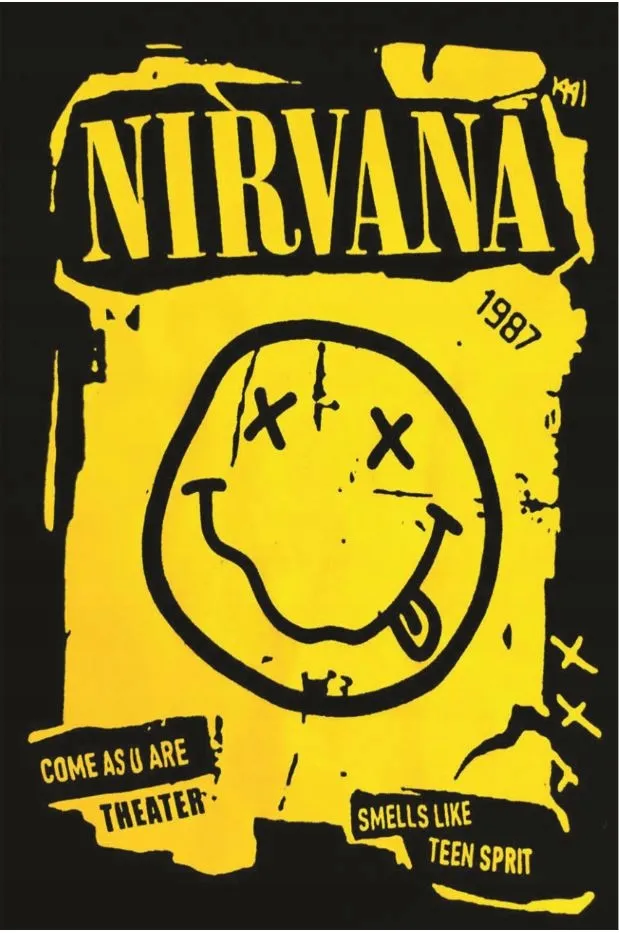 plakat-nirvana-smiley-kurt-cobain-rock-30x21-cm
