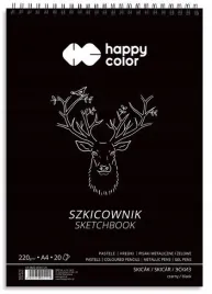 szkicownik-na-spirali-a4-20k-czarny-happy-color-gdd