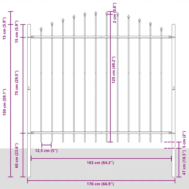 plot-ogrodowy-szary-34x125-m-ze-stali-stan-nowy-kod-producenta-3360096