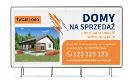 domy-na-sprzedaz-baner-personalizowany-dla-biura-nieruchomosci-150x70cm