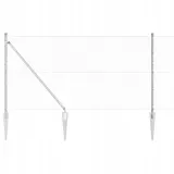 plot-hexagonalny-vidaxl-14x100-m-stal-ocynkowana-stan-nowy