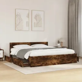 vidaxl-rama-lozka-z-wezglowiem-przydymiony-dab-200x200-cm