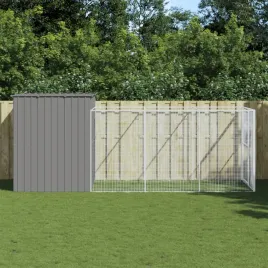 vidaxl-buda-dla-psa-z-wybiegiem-jasnoszara-214x457x181-cm-stal