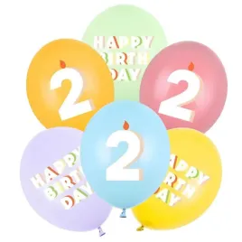 balony-cyfra-2-happy-birthday-mix-pastelowy-partydeco-12-6-szt