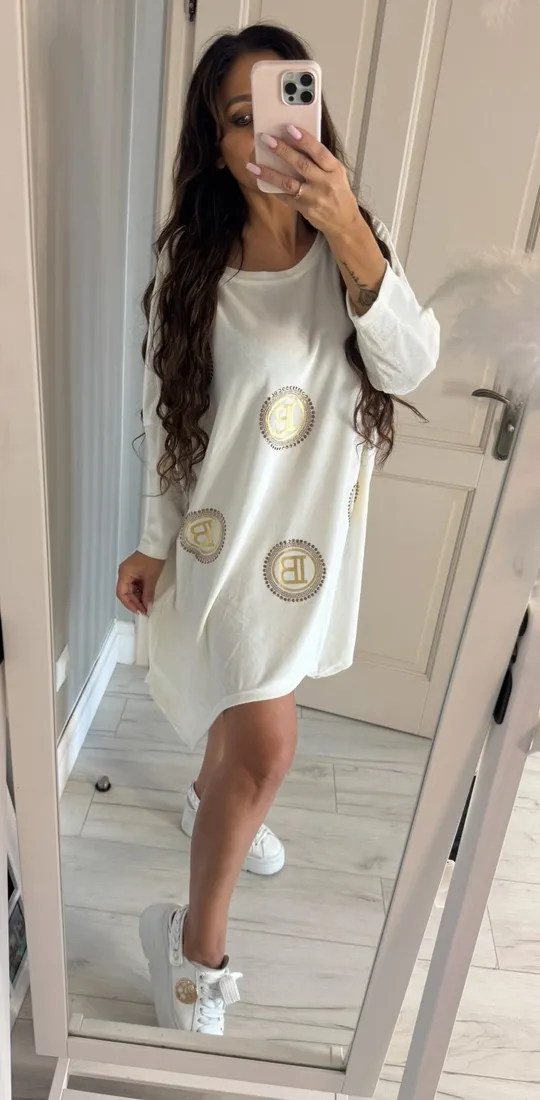 tunika-biala-casual-one-size-bialy