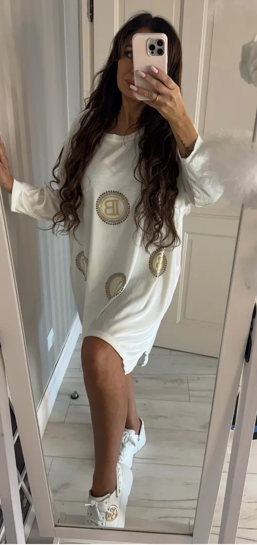 tunika-biala-casual-one-size-bialy