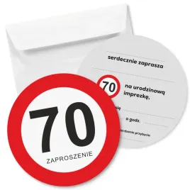 zaproszenie-70-urodziny-traffic-15x15-cm-1-szt