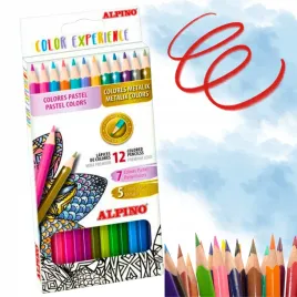 kredki-olowkowe-pastel-metaliczne-alpino-12-kolorow