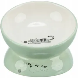 miska-ceramiczna-podwyzszona-dla-kota-wode-karme-trixie-015l-13cm-zielona
