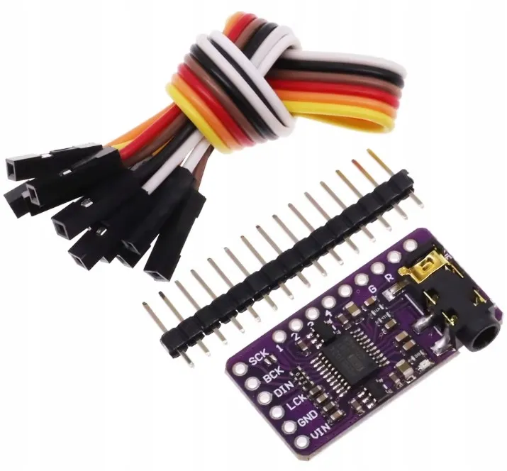 modul-dac-dekoder-pcm-i2s-audio-pcm5102a-rpi-przewody-stan-nowy