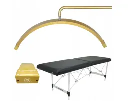 lampa-kosmetyczna-led-regulowana-zlota-lozko-kosmetyczne-stylizacji-rzes