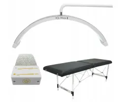 lampa-kosmetyczna-led-mocna-biala-lozko-kosmetyczne-stol-stylizacji-rzes