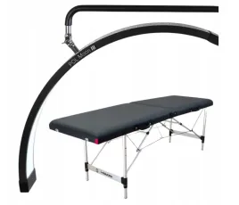 lampa-kosmetyczna-led-bezcieniowa-czarna-lozko-kosmetyczne-stylizacji-rzes