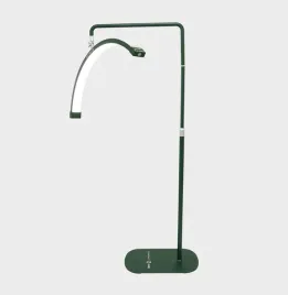 lampa-kosmetyczna-podlogowa-stojaca-regulowana-led-bezcieniowa-rzes-zielona