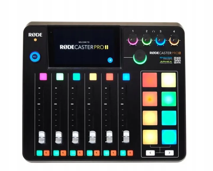 rode-rodecaster-pro-ii-studio-produkcji-audio-4-xlr-bluetooth-nowe-stan-nowy