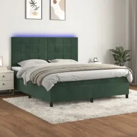 vidaxl-lozko-kontynentalne-z-materacem-i-led-zielony-aksamit-180x200cm