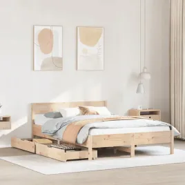 vidaxl-rama-lozka-bez-materaca-135x190-cm-lite-drewno-sosnowe