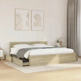 vidaxl-rama-lozka-z-wezglowiem-kolor-dab-sonoma-200x200-cm