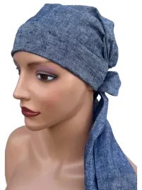 lniana-chusta-na-glowe-lara-szaro-czarna-turban-na-lato-produkt-polski
