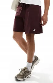 spodenki-krotkie-nike-club-knit-burgundy-crush-fq4359-652-bawelna-l