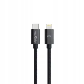 maxlife-kabel-mxuc-12-usb-c-lightning-20-m-27w-czarny