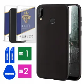 etui-na-telefon-huawei-p20-lite-matowe-soft-matt-szybka-szklo-ochronne