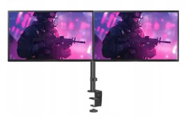 komplet-zestaw-wydajne-2-monitory-27-kable-uchwyt