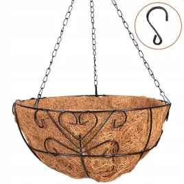 kosz-wiszacy-kwietnik-misa-metal-kokos-30cm-x-50cm