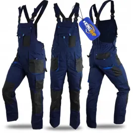 mocne-spodnie-robocze-ogrodniczki-blue-wzmacniane-oxford600-duze-rozmiary