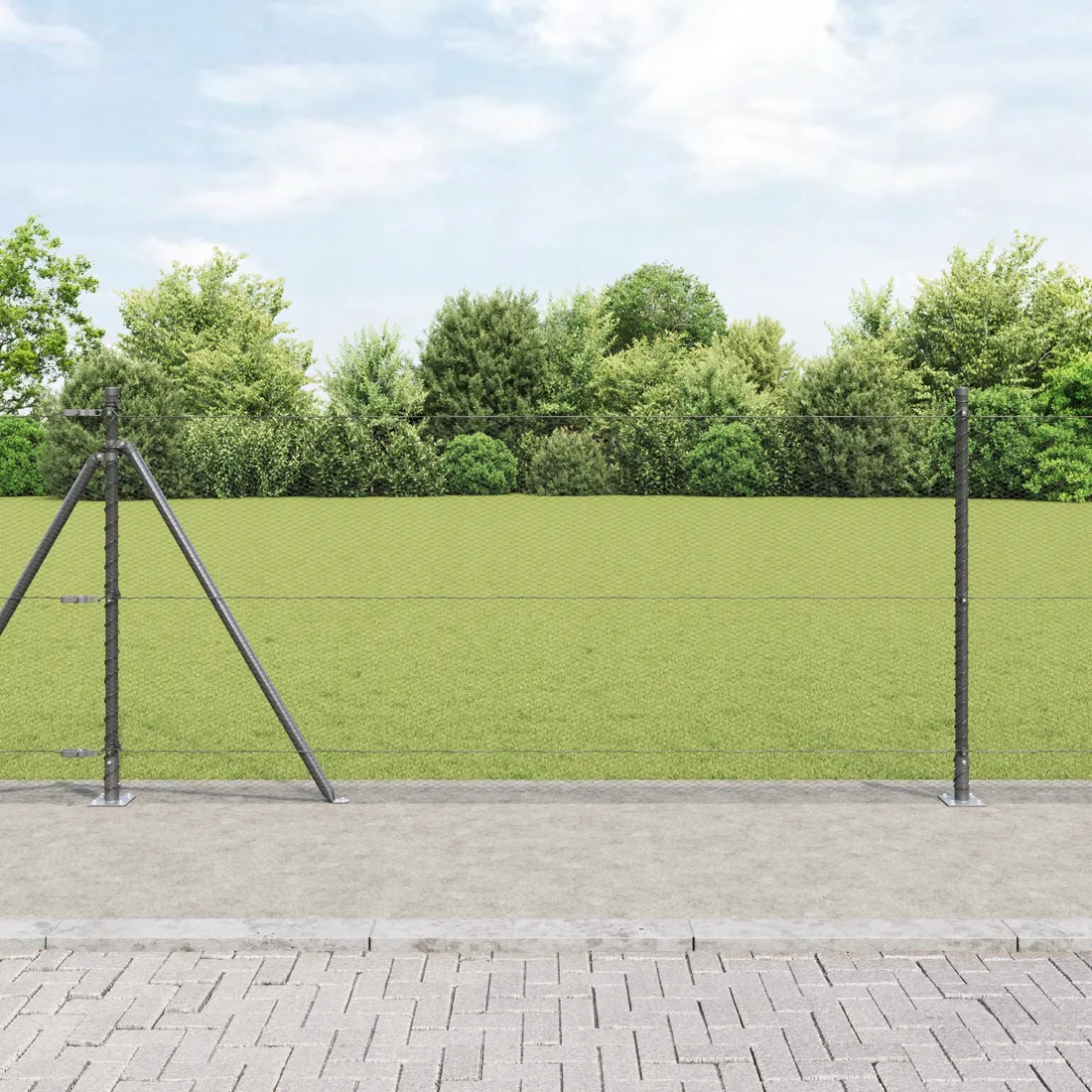 vidaxl-plot-hexagonalny-szary-08x10-m-stal