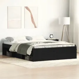 vidaxl-rama-lozka-bez-materaca-czarny-dab-140x190-cm