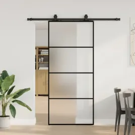vidaxl-drzwi-przesuwne-z-zestawem-okuc-czarne-90x205-cm-esg-szklo