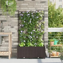 vidaxl-donica-ogrodowa-z-trellis-2-szt-brazowa-80x40x143-cm