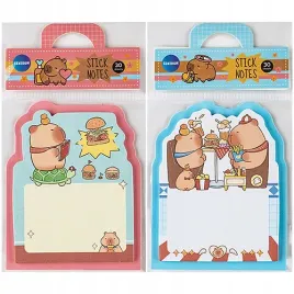 karteczki-samoprzylepne-notes-urocza-kapibara-70x90mm-30-karteczek-2-op