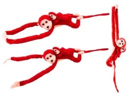 maskotka-pluszowa-malpka-z-dzieckiem-czerwona-70-cm