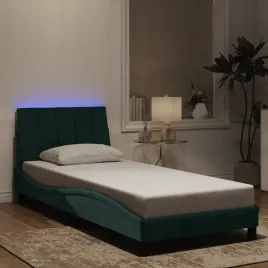 vidaxl-rama-lozka-z-led-ciemnozielona-90x200-cm-aksamit