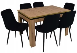 stol-rozkladany-6-krzesel-zestaw-do-salonu-jadalni-welur-80x120-160-cm