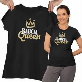 koszulka-damska-czarna-nadruk-prezent-humor-babcia-queen-s